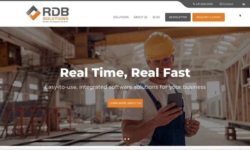 Redesign of Lumber Software Website