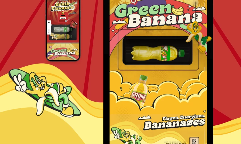 DVIGA - Landing Page Development for Grink Green Banana