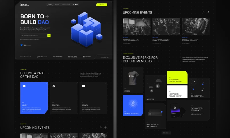 Arounda - Born to Build DAO | Branding and UI/UX Design for a Web3 Launchpad