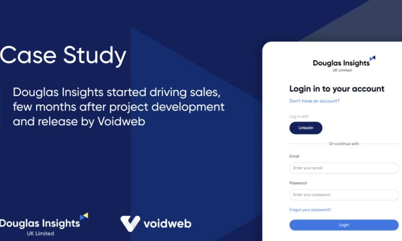 Voidweb - Douglas Insights: Began Driving Sales Just Months After Launch