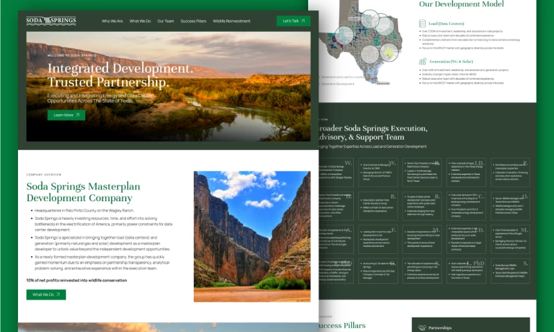 Mojo Media - New Website for Soda Springs