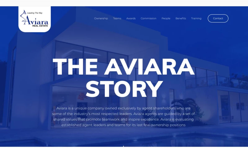 Designed Landing Page for Real Estate Site