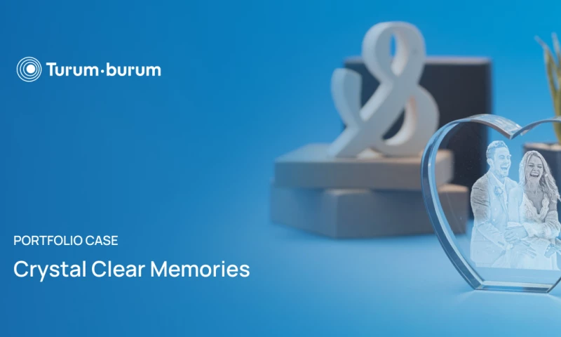 Turum-burum - A/B testing and website redesign for the industry leader in laser-engraved 3D crystals