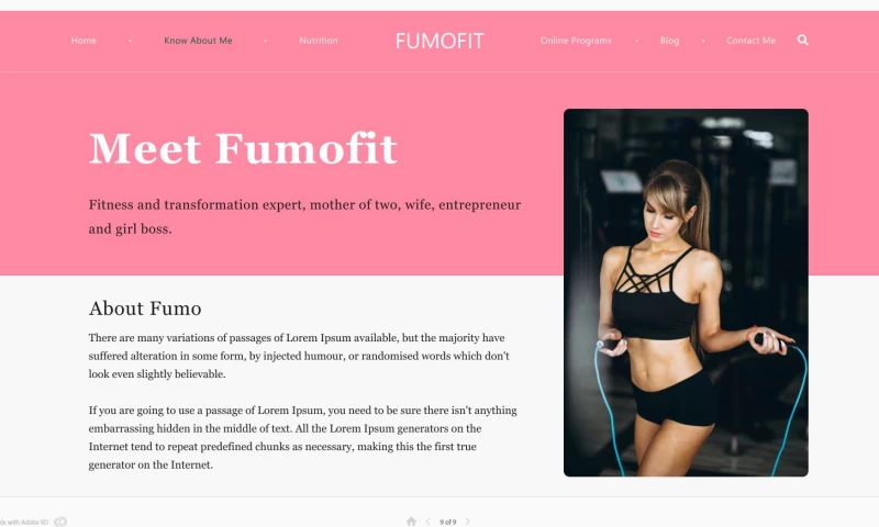 Fitness Website Redesign