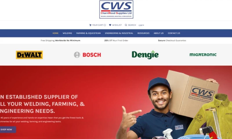 TulipTech LTD - BRINING CHARNWOOD SUPPLIES INTO THE DIGITAL AGE: A SHOPIFY SUCCESS STORY