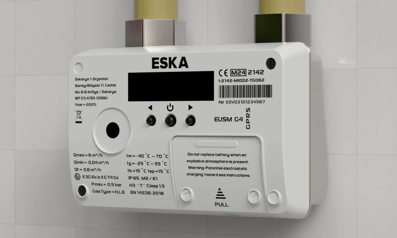 Ultrasonic Smart Meter 3D Animation