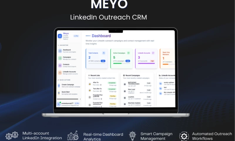 MEYO LinkedIn Outreach Platform