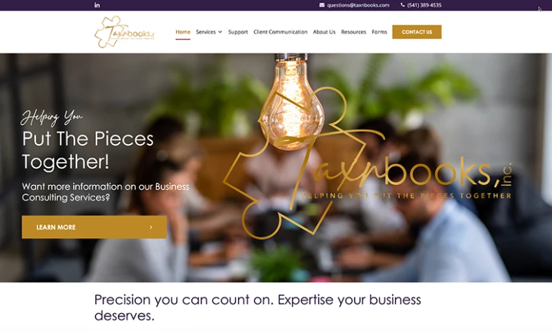 Redesign of Bookkeeper Website