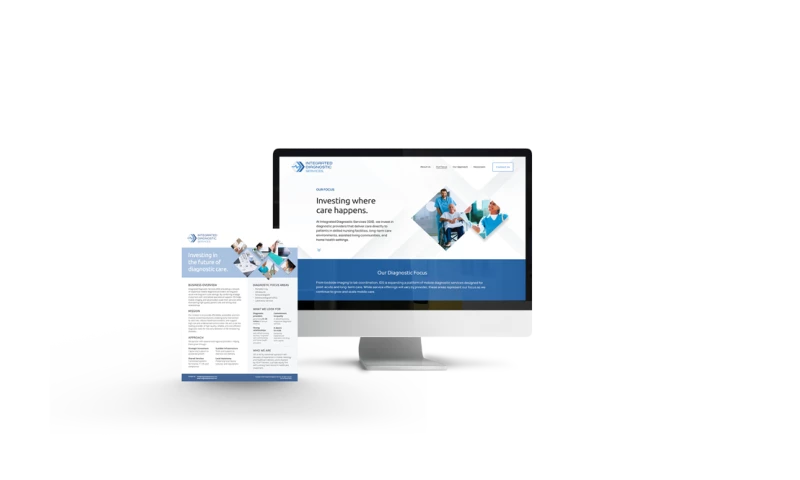 Brand foundation & launch communications for a healthcare services platform.