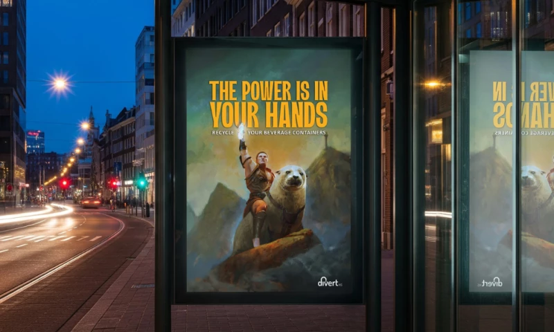 Jeff Simpson Creative - Divert Nova Scotia Recycling Campaign Poster