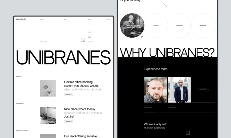 Unibranes / Design & Webflow Dev / E-commerce