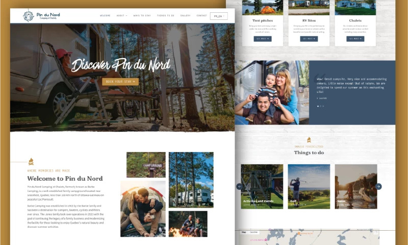 Mojo Media - New Website for Pin du Nord