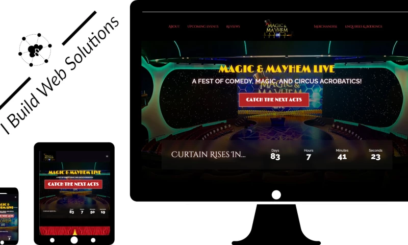 Magic & Mayhem Live Web Design, Ecommerce, and SEO