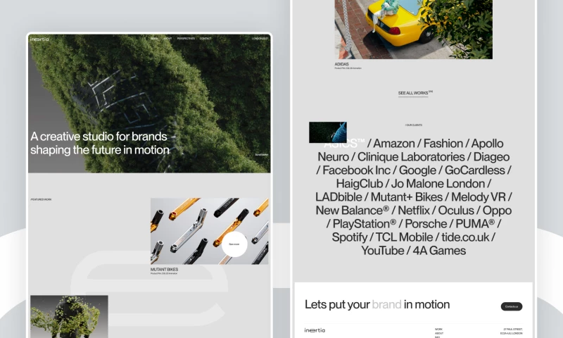 Digital Butlers - Inertia / Website Redesign