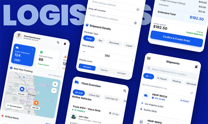 Logistics Parcel Delivery App