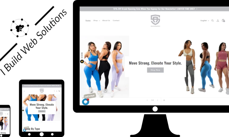 Solid Athletics Website, SEO, Paid Ads, Email/Text Marketing