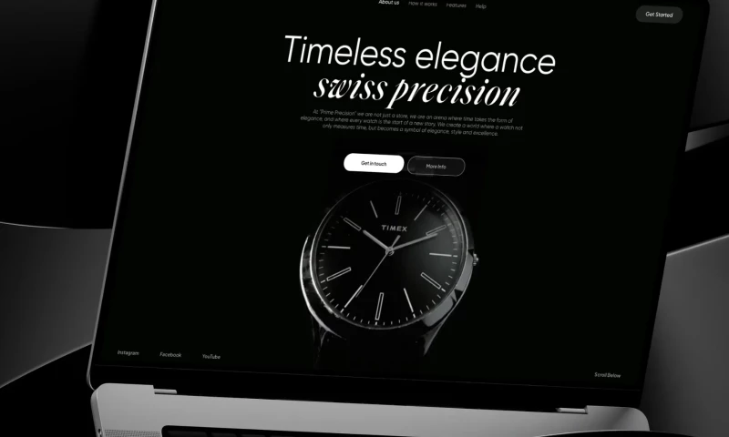 U1CORE - Swiss | Website design for premium watches