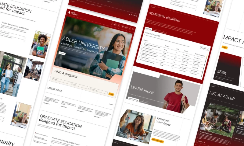 Takt - Adler University | Brand + Website