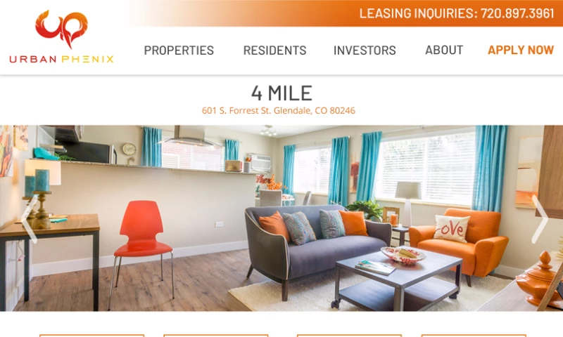 The Brandsmen - Urban Phenix API Web Design