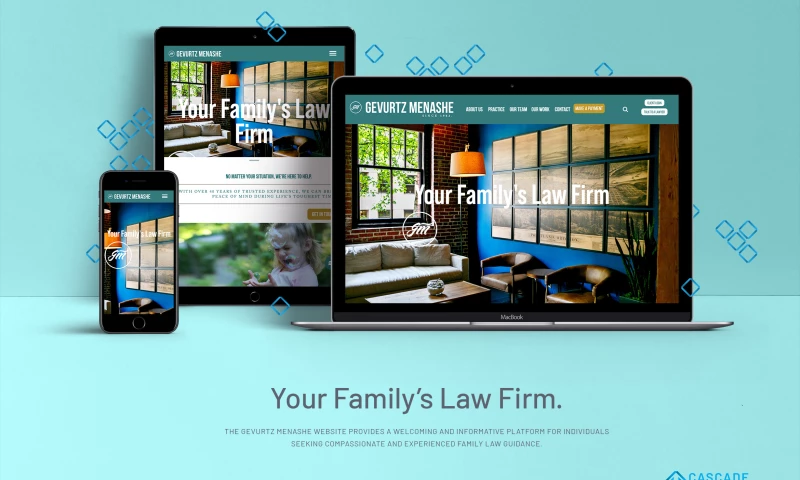 Gevurtz Menashe Website Rebuild