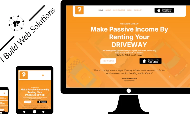 I Build Web Solutions - Parking Mate Website Redesign + SEO