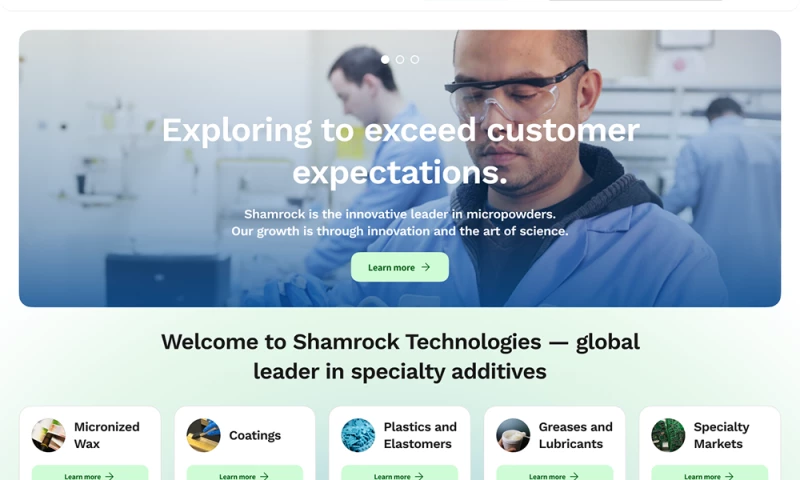 Xfive - Logo & Website Redesign for Chemical Additives Manufacturer