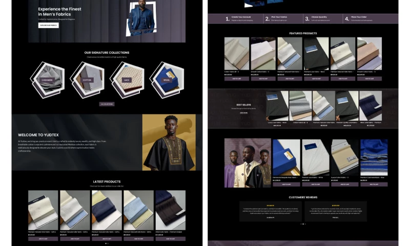 Odichi Solutions - Website Design and Development Project For A Textiles Brand