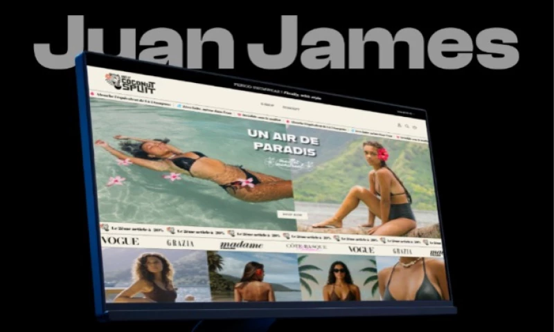 Coconut Split Luxury Swimwear E-commerce Website Design