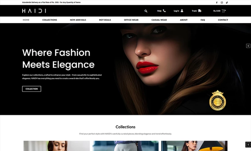 Elegant Digital Solutions - E Commerce Website Design & Development Project