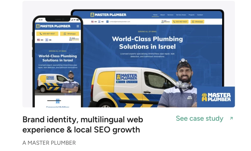 Growth UX Studio - Brand identity, multilingual web experience & local SEO growth