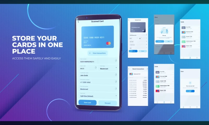 MaxSoft - Contactless Credit Card Reader & Wallet app