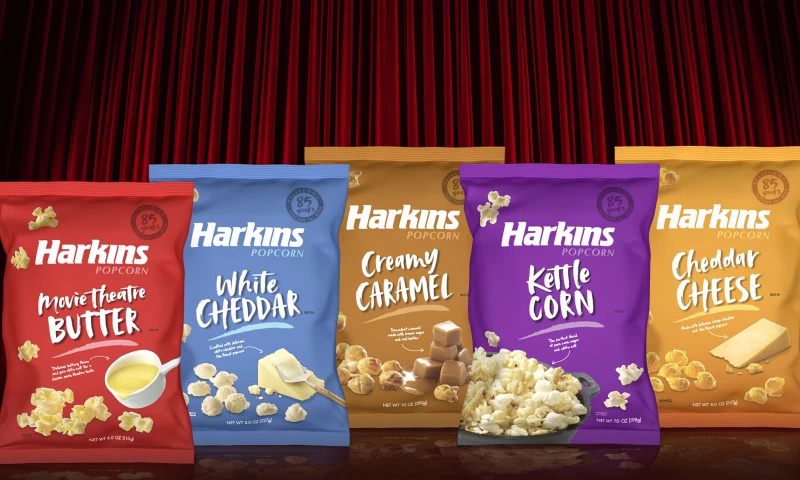 PKG Brand Design - Harkins Popcorn