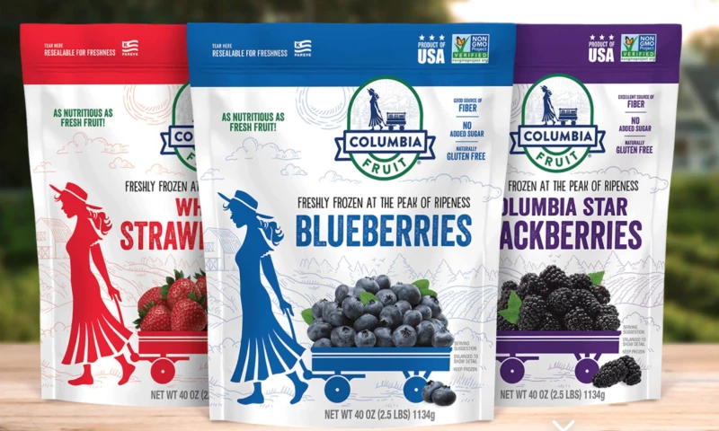 PKG Brand Design - Columbia Frozen Fruit