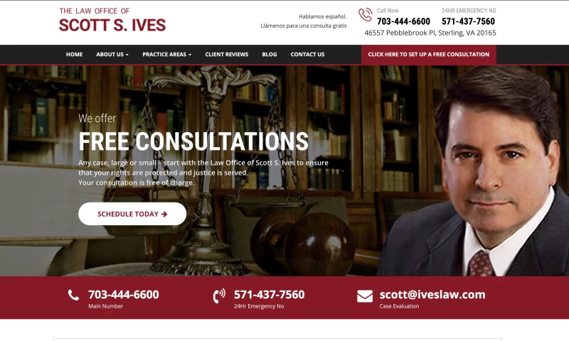 Law Firm / Lawyer website