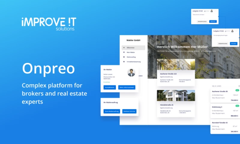 Onpreo - platform for real estate experts