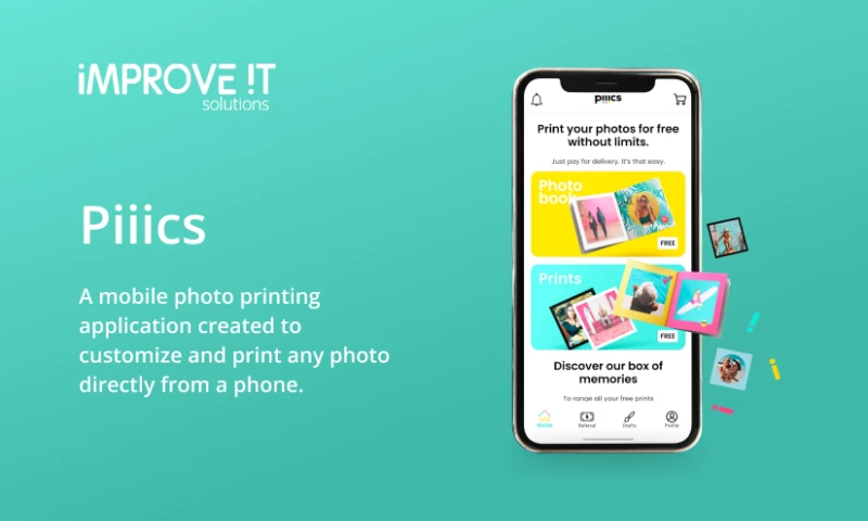 ImproveIT Solutions - Photo printing application development for Piiics