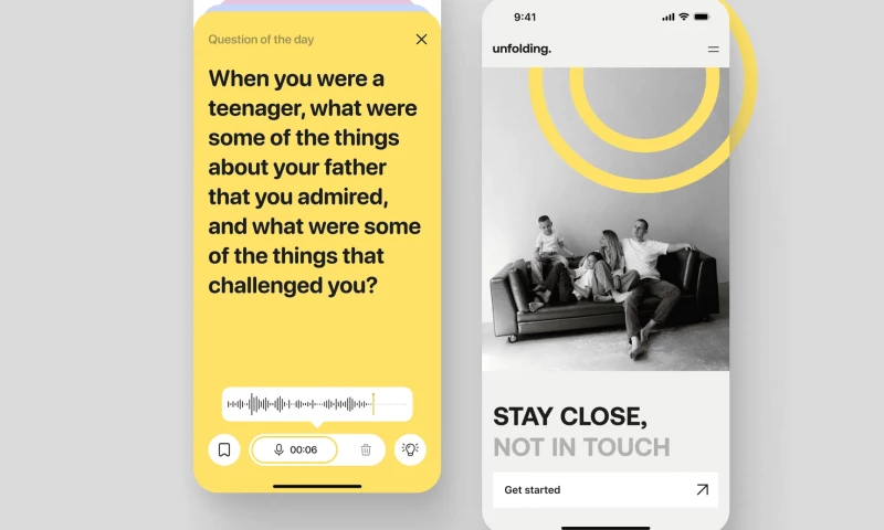 U1CORE - Unfolding: Interactive Storytelling | UI/UX design