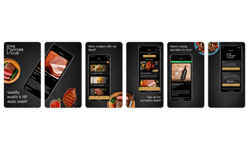 Elegant Media - The Butcher Club Mobile - Retail App Development