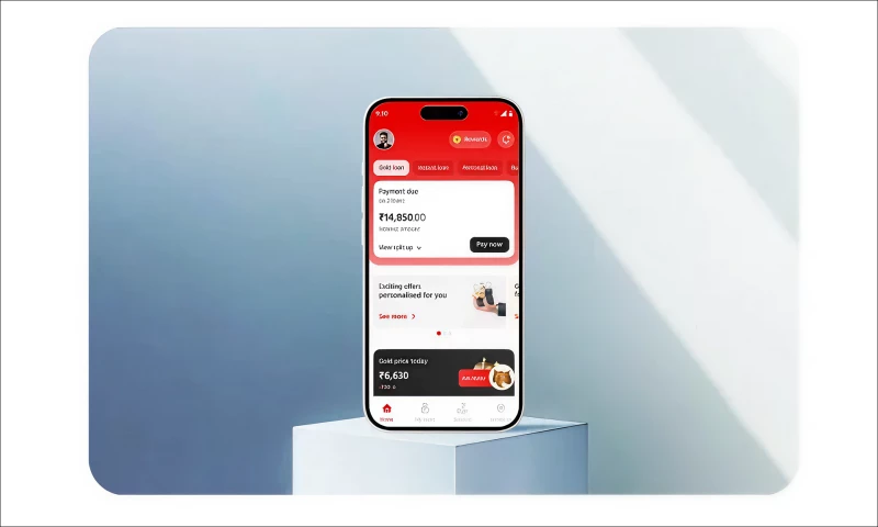 UX UI Design for Muthoot Finance Application