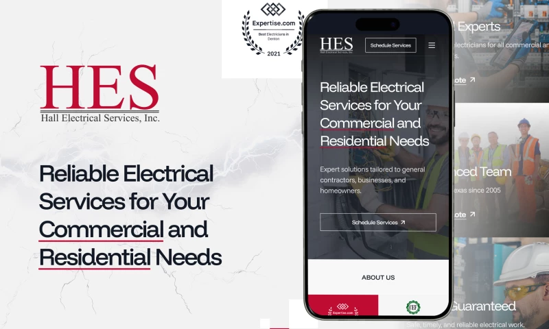 Hall Electrical Services: Digital Refresh