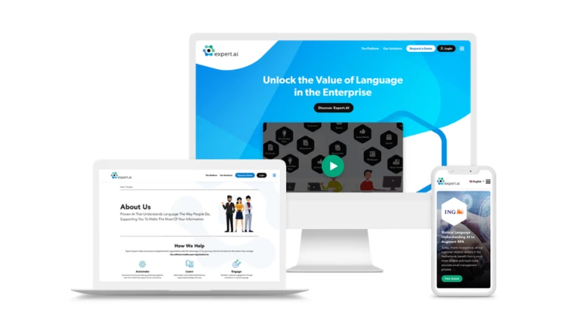 B2B Website Redesign for Enterprise AI Company