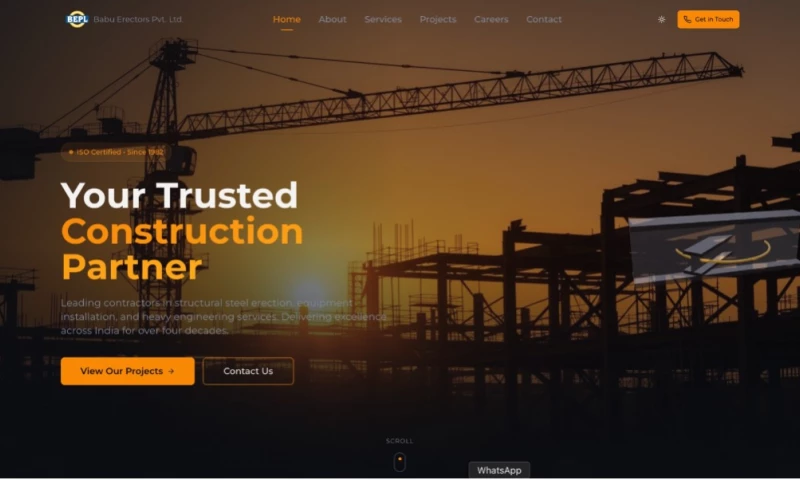 Grovyn - BEPL Corporate Website Frontend Development
