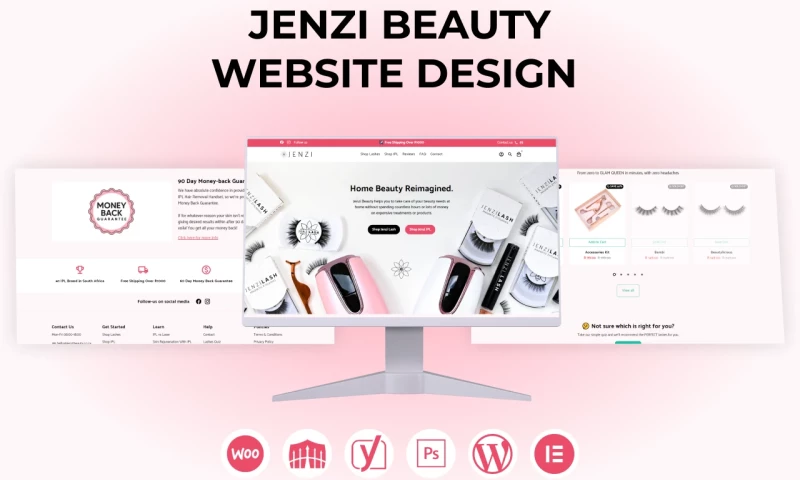 TAIBA Creations - JenziBeauty Product Landing Page
