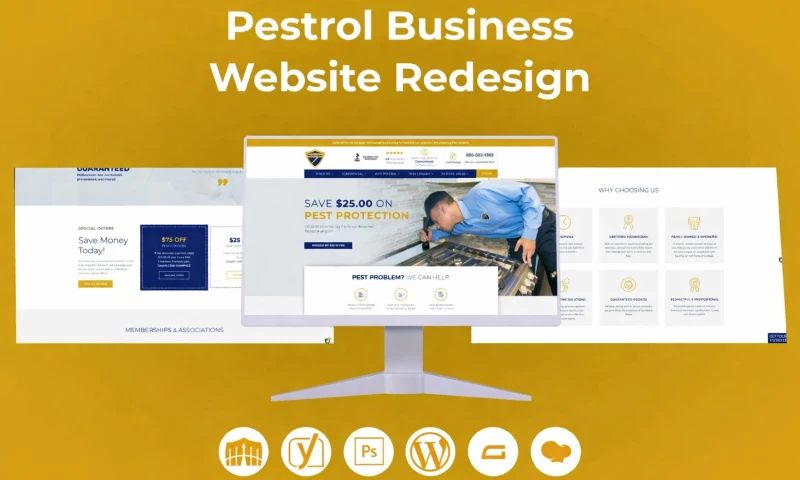 TAIBA Creations - Pestrol Business Website Design