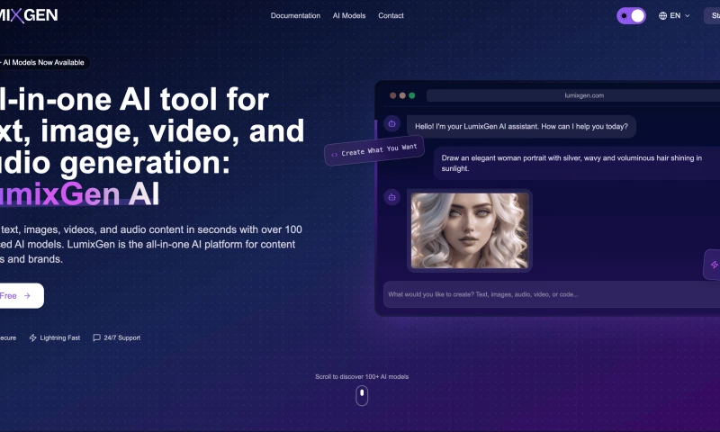 Yunsoft Software - LumixGen: Next-Gen Generative AI Platform