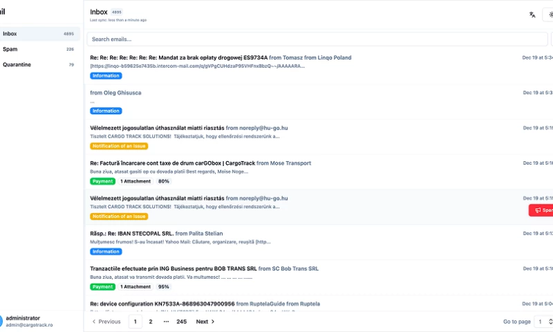 Digital Beauty - Email agent with payment order identification