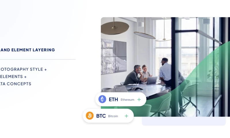 Revitalized branding and web experience for a digital asset investment technology.