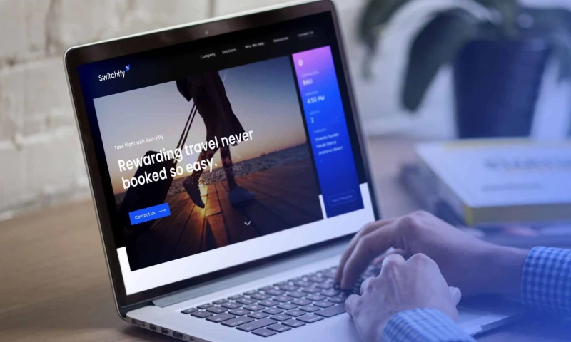 Future-focused branding and web experience reset for a travel and rewards platform.