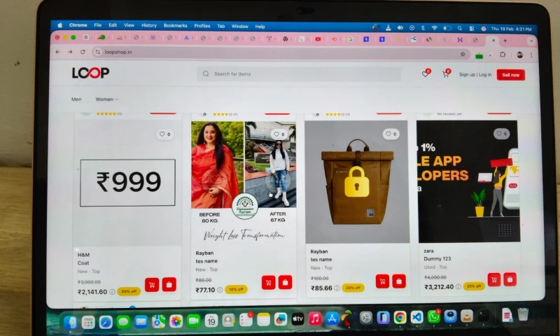 Argenius - Loopshop E-Commerce Website Development