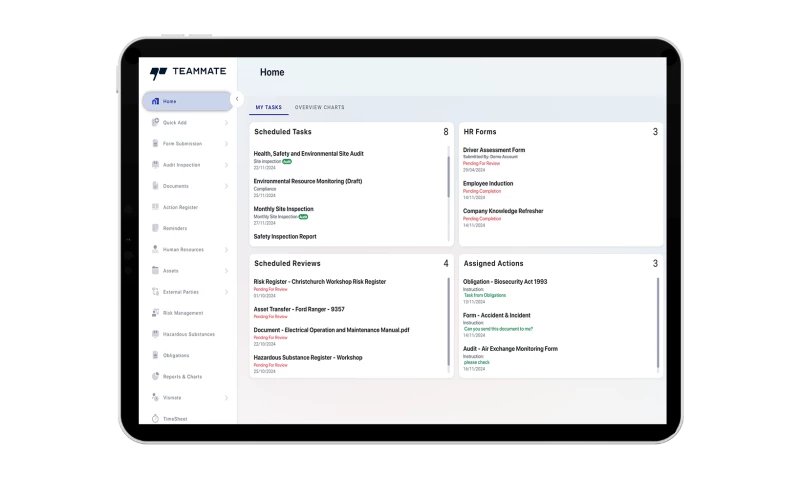 Atlio - TeammateApp: HSEQ Compliance Management Platform